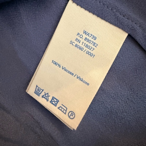 Boden Navy Patterned Blouse - Picture 3 of 10